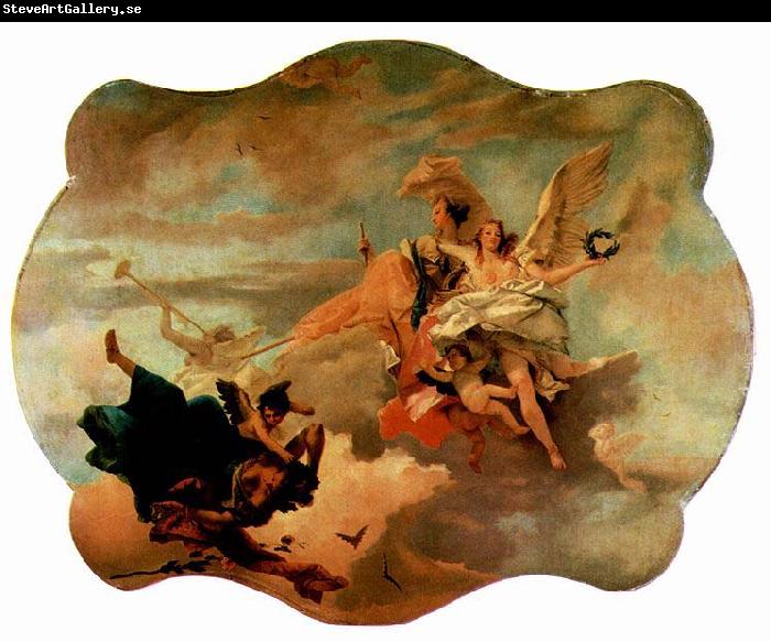 Giovanni Battista Tiepolo Triumphzug der Fortitudo und der Sapienzia